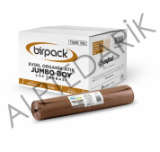 SIFIR ATIK ÇÖP TORBASI ORGANİK ATIK JUMBO BOY ÇÖP POŞETİ 80 X 110 20 RULO