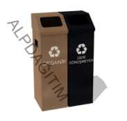 2 Lİ SIFIR ATIK GERİ DÖNÜŞÜM SETİ