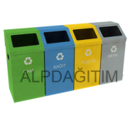 4 LÜ SIFIR ATIK GERİ DÖNÜŞÜM SETİ