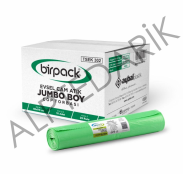 SIFIR ATIK ÇÖP TORBASI CAM ATIK POŞETİ JUMBO BOY ÇÖP TORBASI 80 X 110 20 RULO