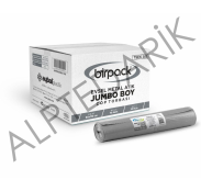 SIFIR ATIK ÇÖP TORBASI  JUMBO BOY EVSEL METAL ATIK ÇÖP POŞETİ 80 X 110 20 RULO
